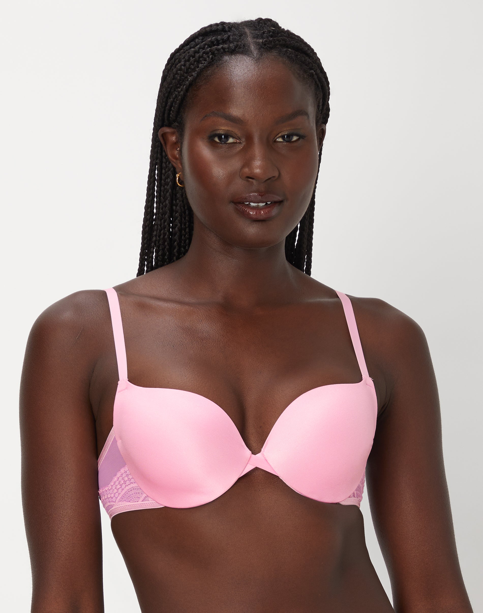 Maidenform Push Up & In Underwire Bra Whimsy Pink 40C Women’s
