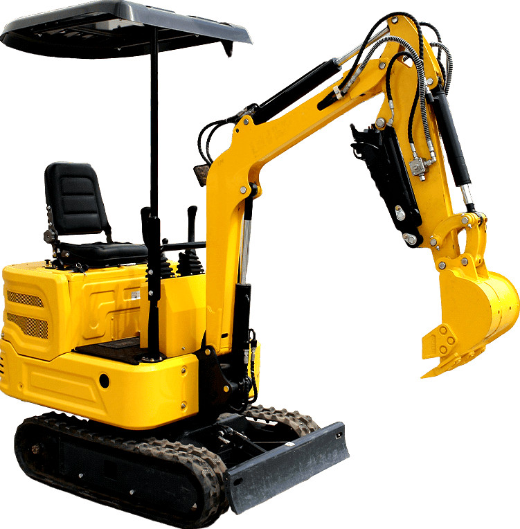 Free Ship 1 TON Mini Excavator Digger Crawler 13.5HP Gas EPA + Hydraulic thumb