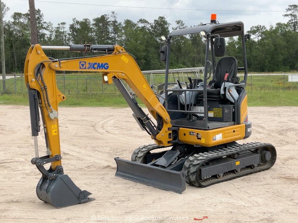 2022 XCMG XE27U Mini Excavator Crawler Backhoe Dozer Aux Hyd Kubota bidadoo -New