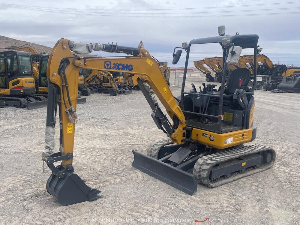 2021 XCMG XE27U New Mini Excavator Dozer Rubber Track Backhoe  Aux Hyd bidadoo