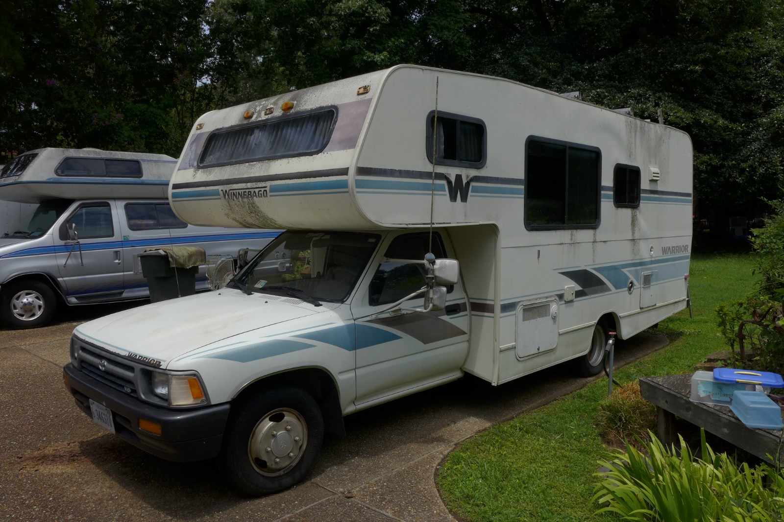 1993 Toyota Winnebago Warrior Camper RV,  for parts or repair.