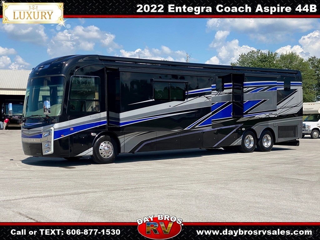22 Entegra Coach Aspire 44B Class A Diesel Motorhome RV Quad Slides Pristine