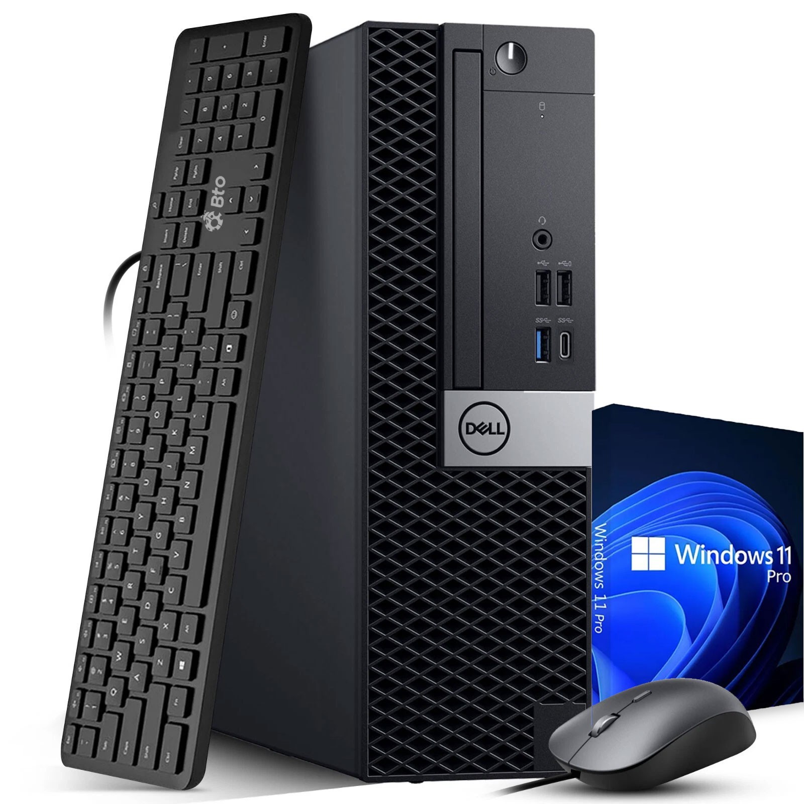 Dell OptiPlex 5070 Desktop PC Intel Core i7-9th 8GB Ram 128GB SSD WiFi Windows11