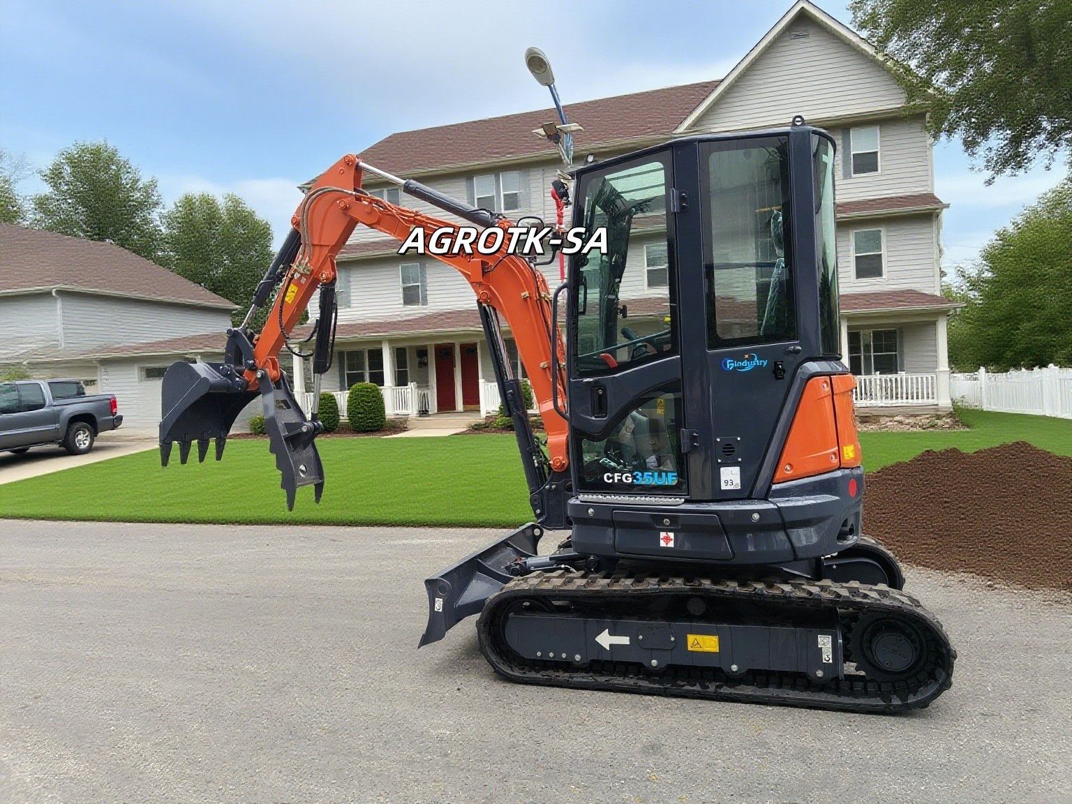 2.8 Ton CFG 35UF Hydraulic Excavator for Sale Kubota D0015 Engine Compact-NEW!!!