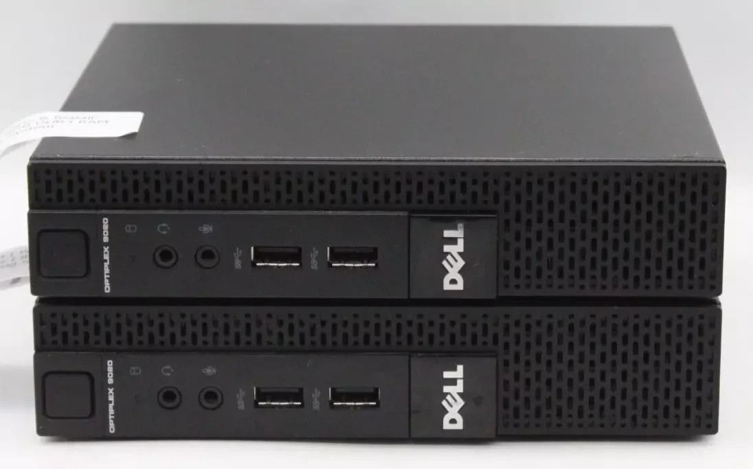 Lot of 2 Dell OptiPlex 9020M _ i7-4785T @2.2 _ 8GB RAM _ No SSD / OS / AC *Parts