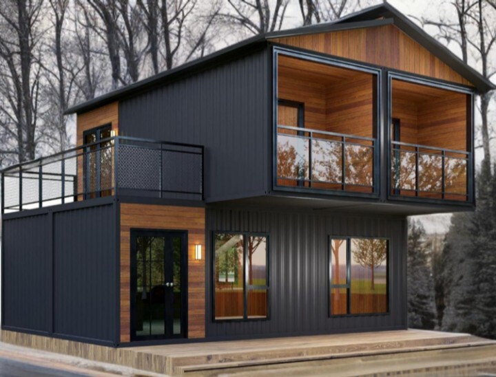 Double Story House 2024 Tiny House, Foldable Tiny Home with Well Equipped…