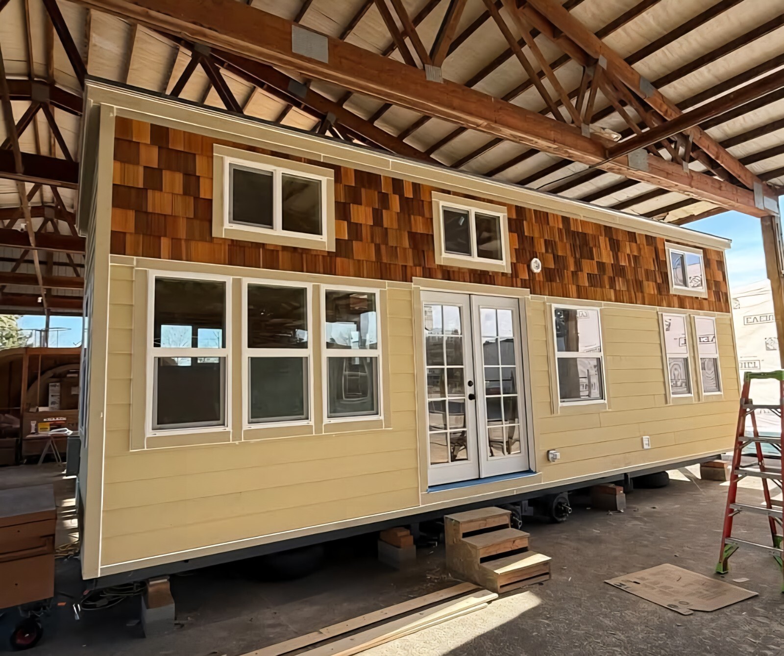 Tiny house for sale on wheels 9 x 30 MODERN BUNGALOW 2 BEDROOM  READY TO SHIP