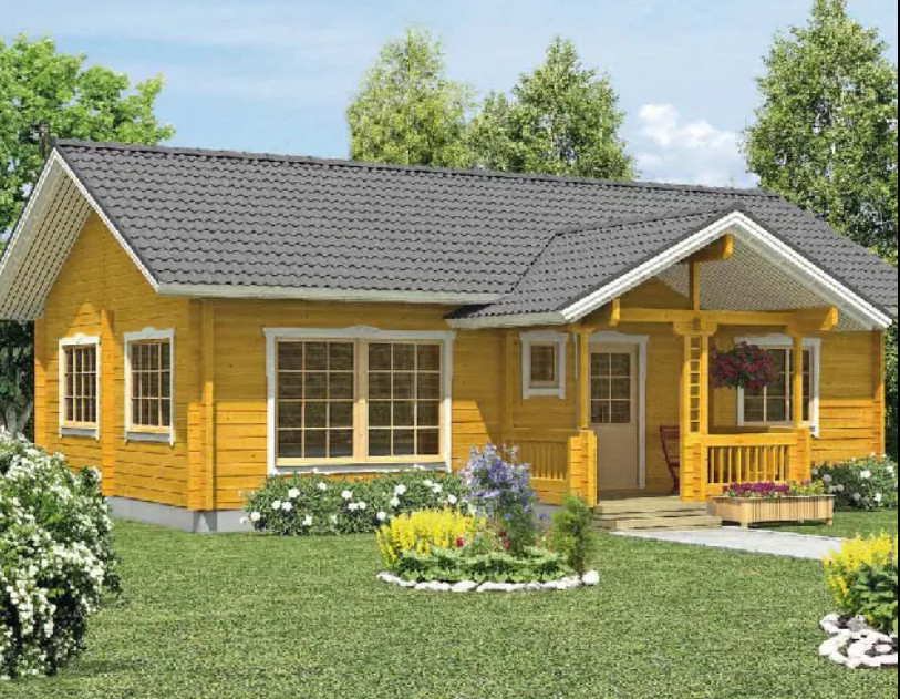 Macaroon wooden cabin style tiny home Macaroon wooden cabin style tiny home