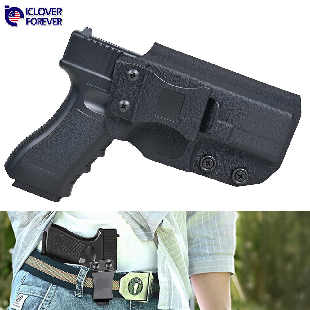 IWB Kydex Gun Holster for Glock 19 Gen 5 4 3 2 1 Concealed Carry Right Handed