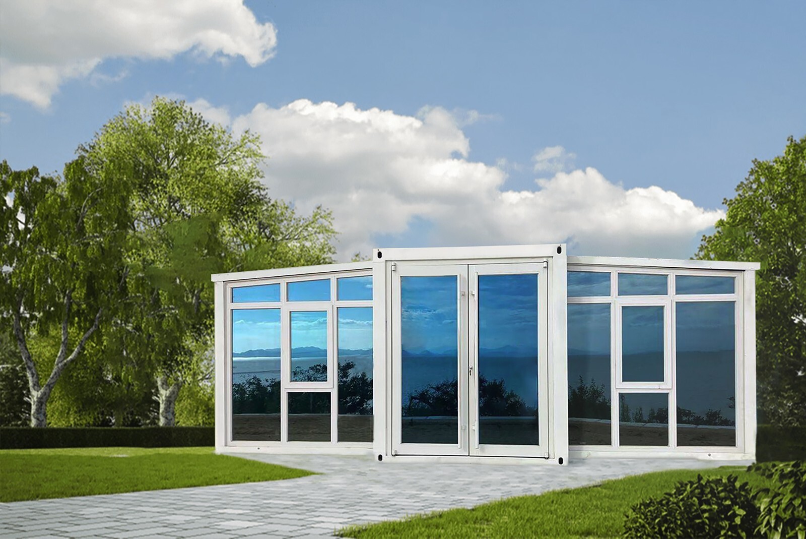 New modern prefab tiny homes for sale – ,000.  Size 400 SQ FT.