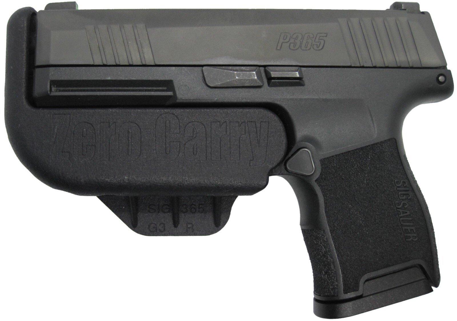 Sig Sauer P365 380 ROSE, Zero Carry Elite In Waistband concealed carry holster