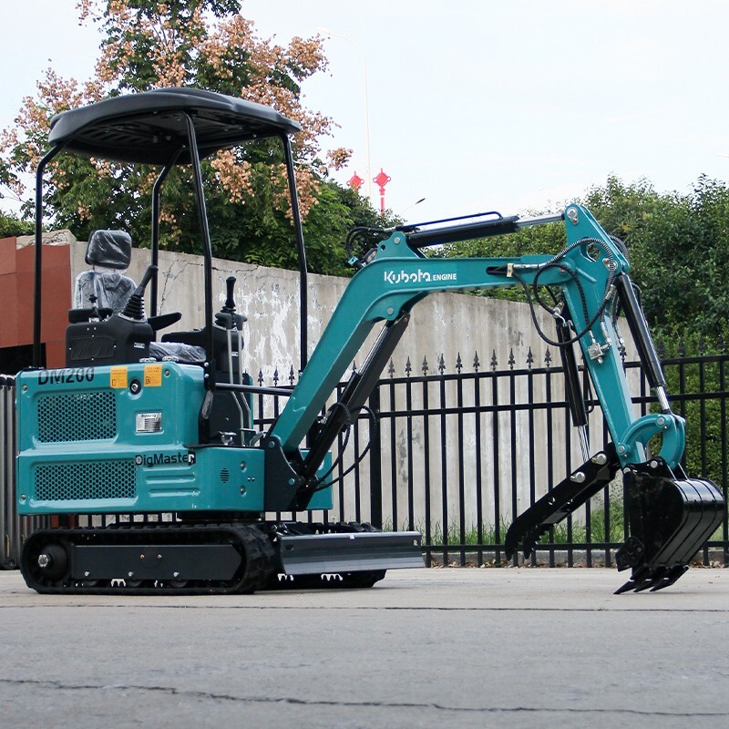 Mini Excavator Kubota Engine 1.8 Tons  Diesel Hydraulic Thumb Clamp 2025 New