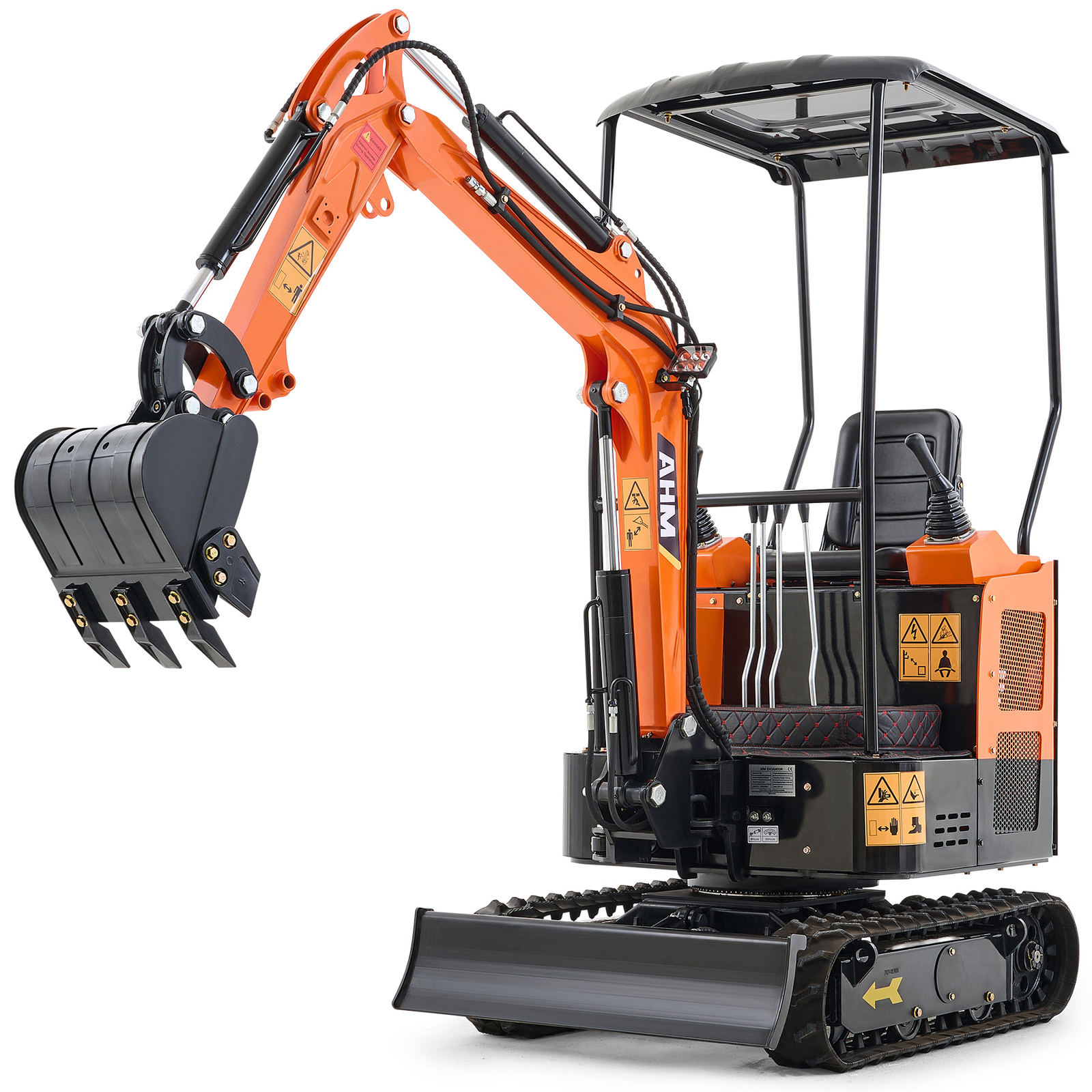 1.3T 23hp Mini Excavator Digger + Swing Boom Gas Tracked Crawler B&S EPA Engine