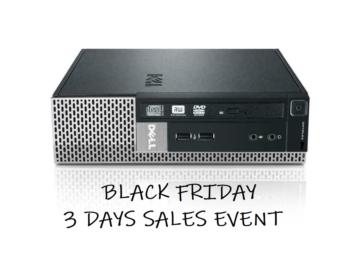 Dell Optiplex 7010 USFF Desktop i5 2.9Ghz 16GB 256GB SSD Win 10 Pro DVD WIFI PC