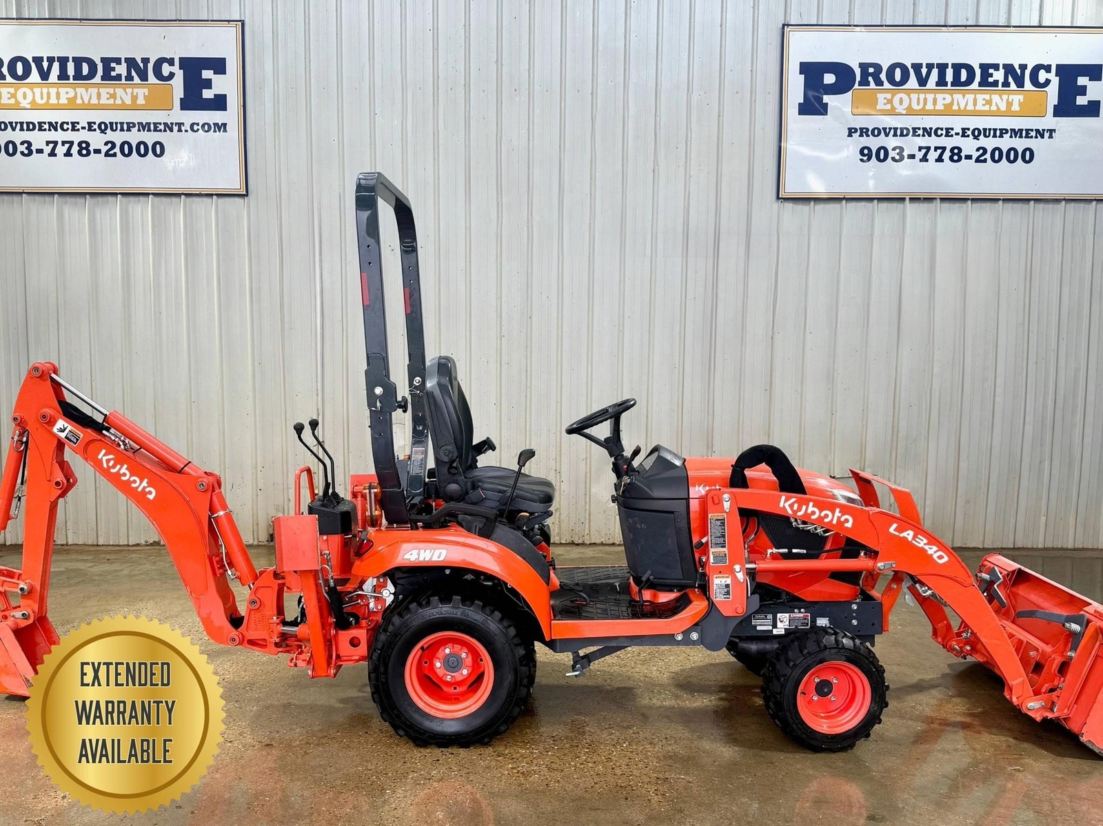 2023 KUBOTA BX23S 4WD OROPS LOADER BACKHOE TRACTOR WITH LOADER!