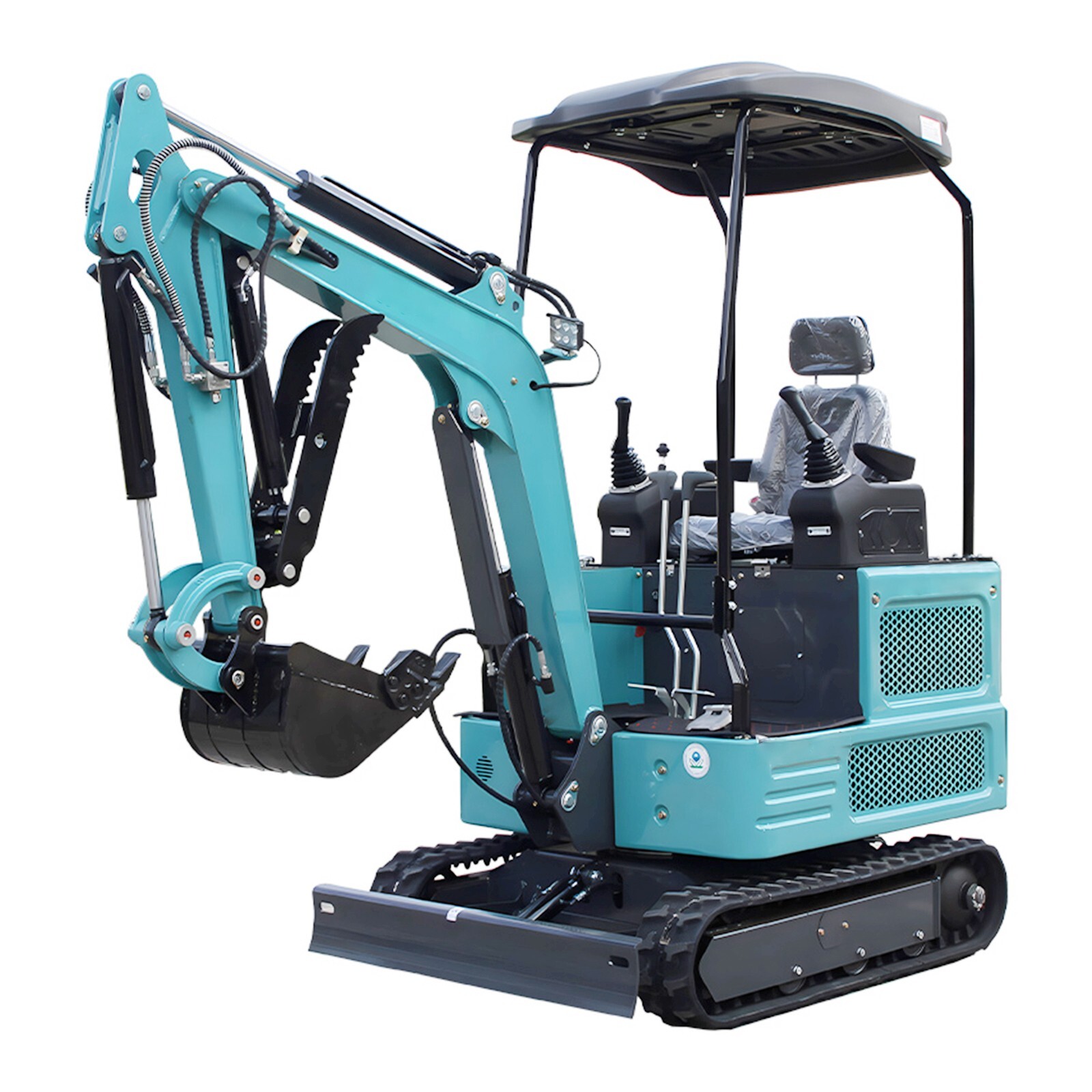 1.8Ton Mini Excavator Hydraulic Diggers Kubota Engine Backhoe USA Warehouse