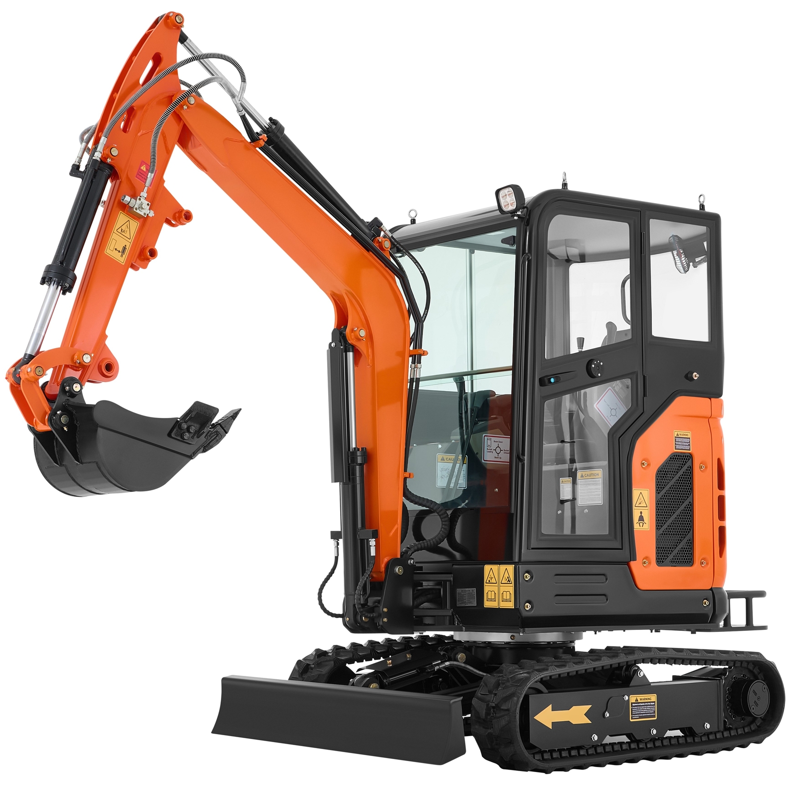 2.5Ton 25hp Mini Excavator Digger Crawler Perkins Diesel EPA Engine Close Cabin