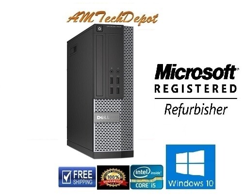 Dell Optiplex 7010 Core i5 3.2Ghz 16GB Win10 Pro 64-BIT 1 TB HDD W/Dual Display