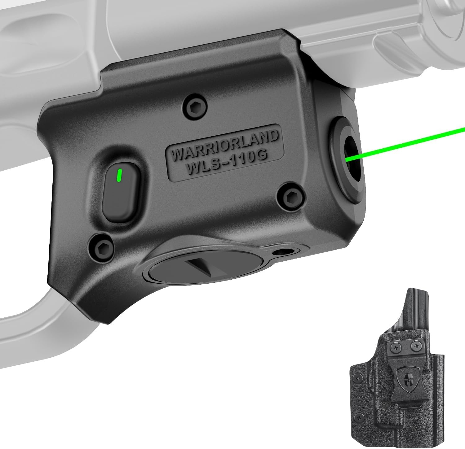Kydex Holster for Gun with Green Laser Light Combo Fit for Hellcat Pro Pistol
