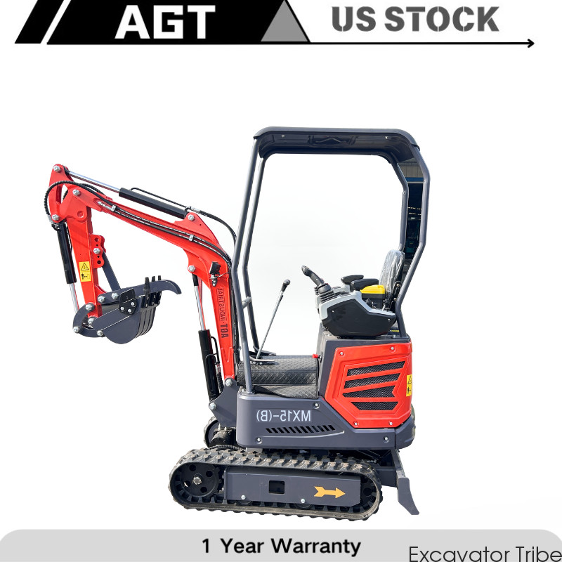 High-Performance AGT MX15-(B) Mini Excavator: Built Tough in a Compact Frame