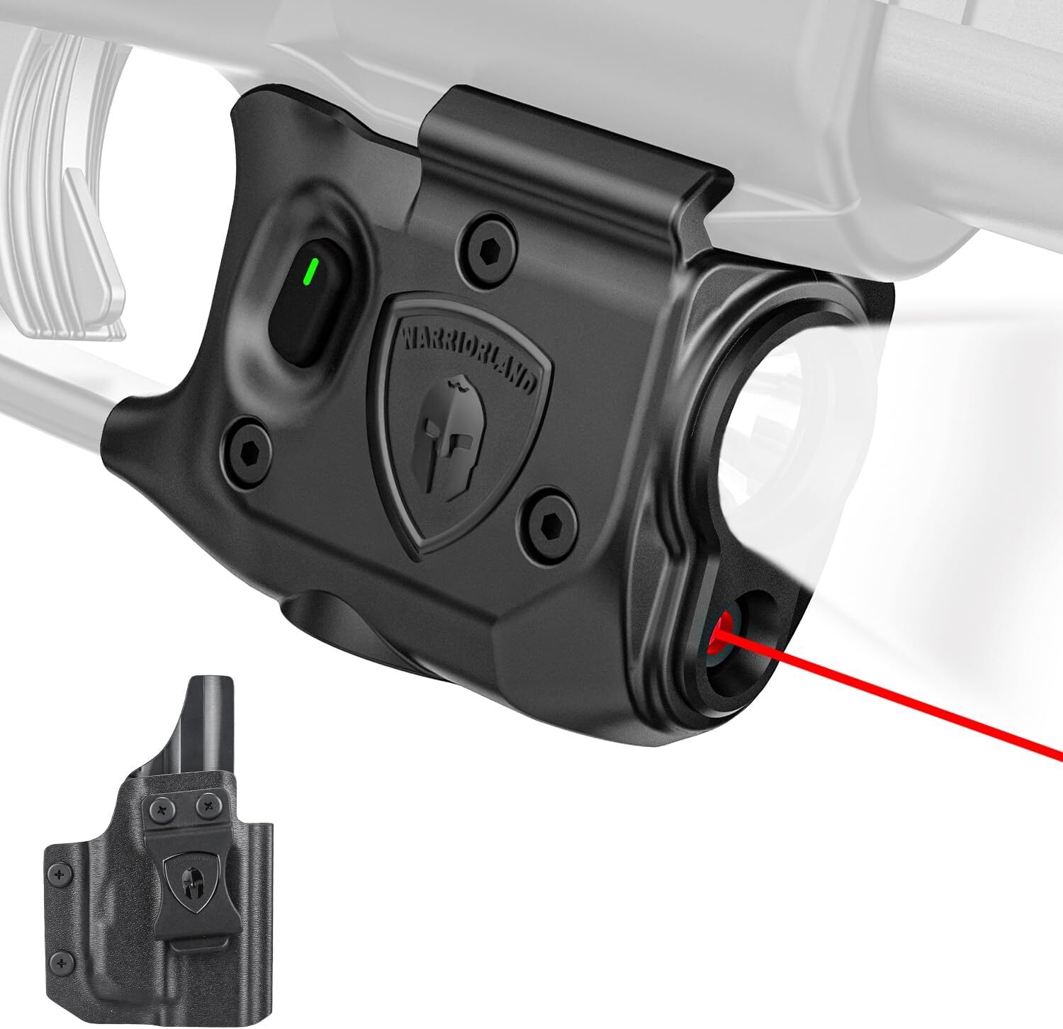 Pistol Light Laser & Holster, Designed Exclusively and Solely for Glock 43X MOS