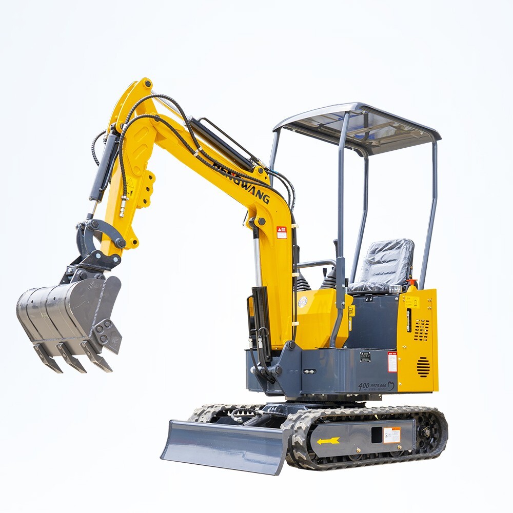 Household 1750 lb Mini Excavator With Powerful And High Digging Force B&S Engine