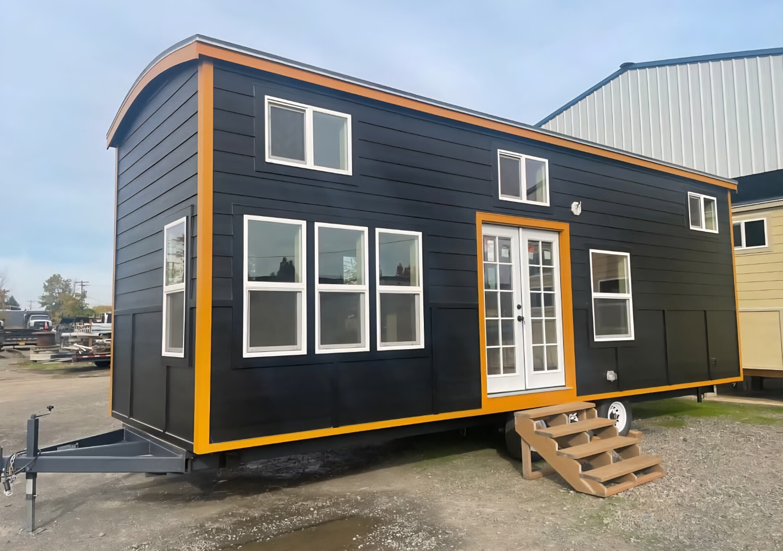 Tiny house for sale on wheels 9 x 32 MODERN CARAVAN DUAL LOFT  READY TO SHIP