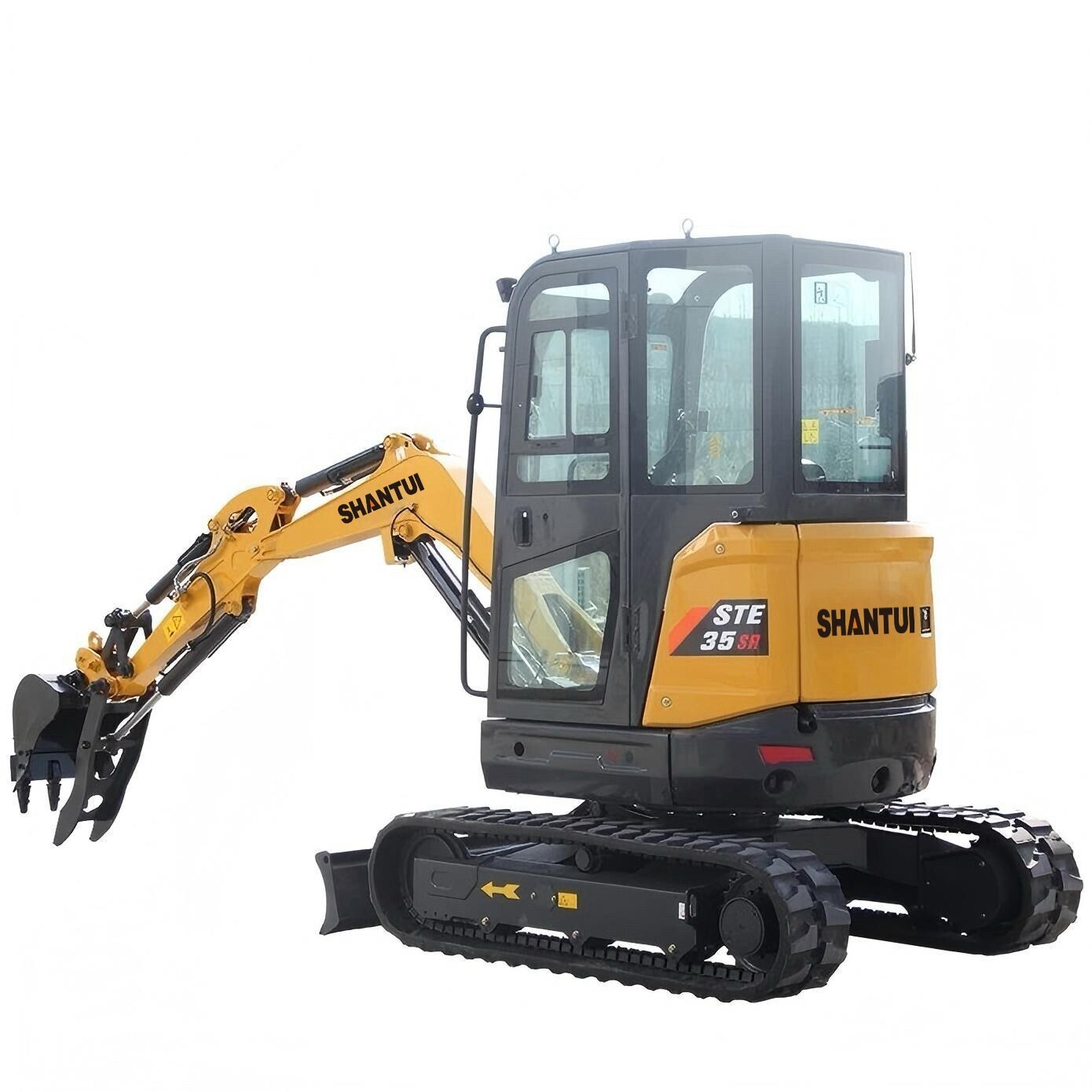 SHANTUI 2.8Ton Mini Excavator Yanmar Diesel Engine EPA w/Hydraulic Thumb STE35SR