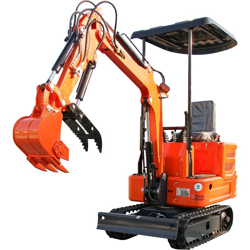 FREE SHIP Mini Excavator 1 Ton Digger 13.5hp Gas Tracked Crawler B&S EPA Engine