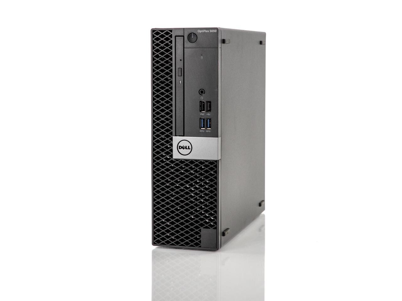 FAST Dell Optiplex 5050 SFF (128GB Intel Core i5 7th Gen 3.4GHz 16GB RAM) Black