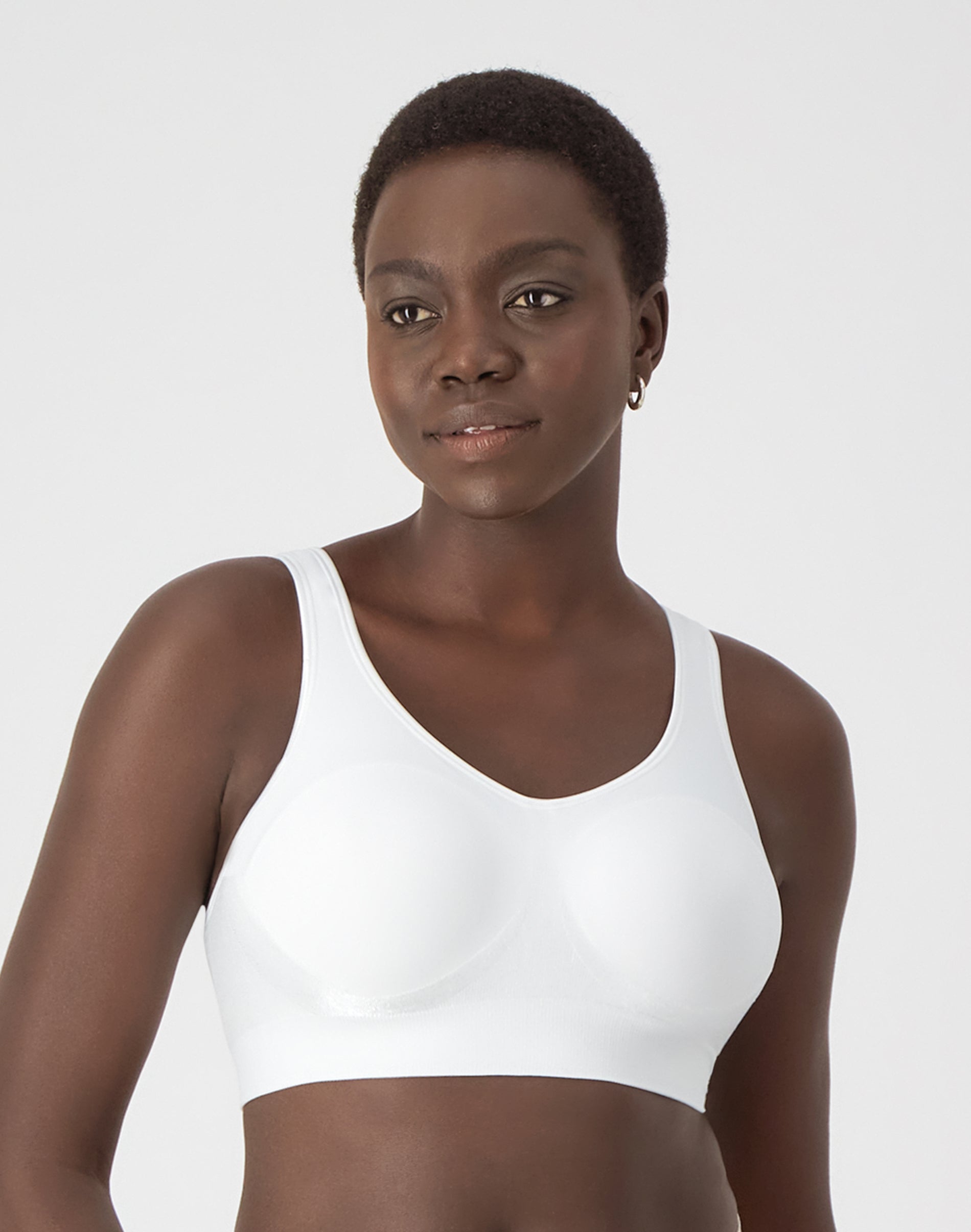 Bali Comfort Revolution ComfortFlex Fit Shaping Wireless Bra White M Women’s