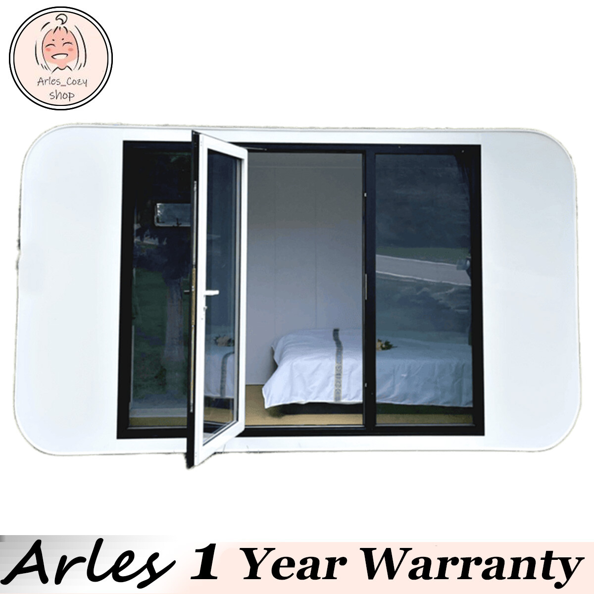 13ft x 7.4 ft Tiny House Pod House Cabin Prefab House Outdoor Living & Working