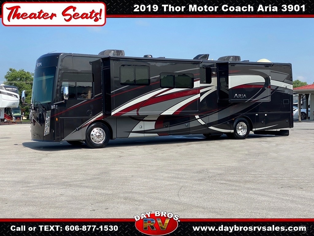 19 Thor Motor Coach Aria 3901 Diesel Motorhome RV Class A Theater Seats Slides