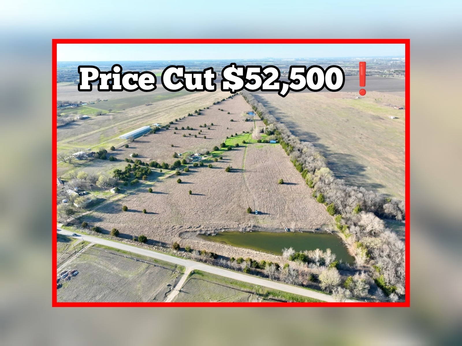 33.2 Acres of Unimproved Farm / Ranch Land – Ferris, Texas on Risinger Rd
