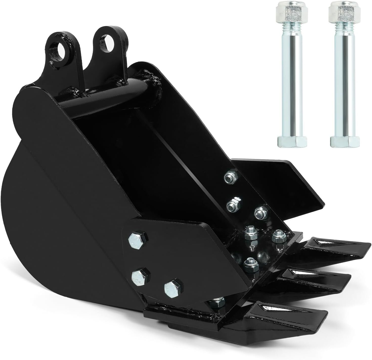 300mm Narrow Bucket For 1-2 Ton Mini Excavator Attachment With Metal 3 Teeth