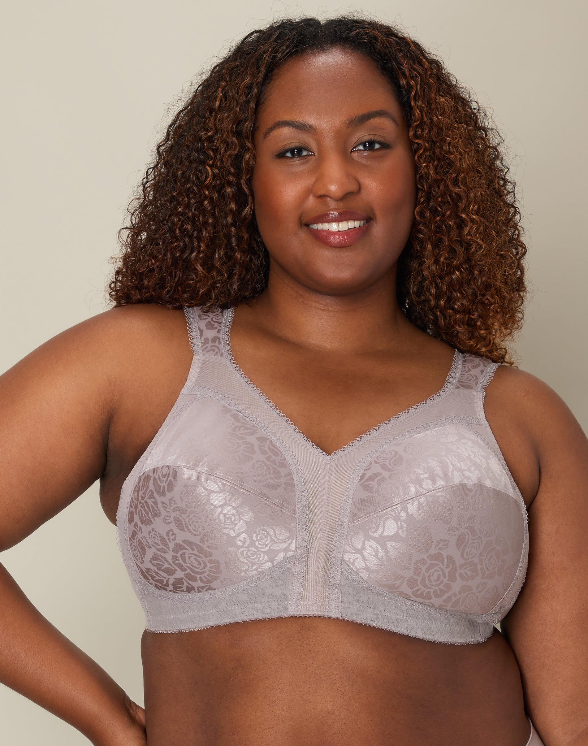 Playtex 18 Hour Ultimate Shoulder Comfort Wireless Bra Warm Steel 42C Women’s