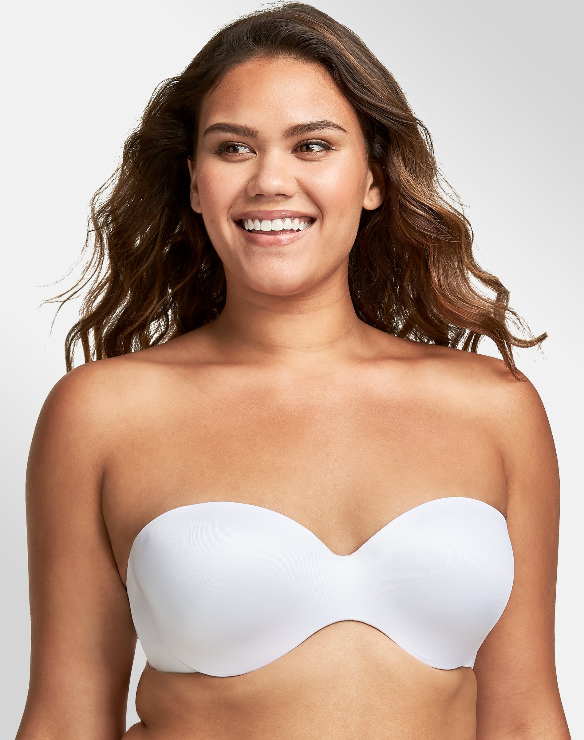 Maidenform Full Coverage Strapless Underwire Bra White 36B Women’s