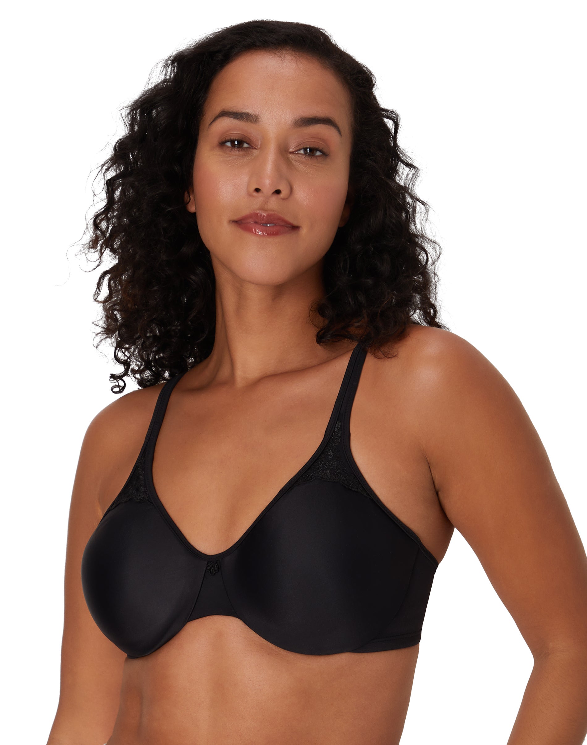 Bali Passion for Comfort Underwire Minimizer Bra Black 42DD Women’s