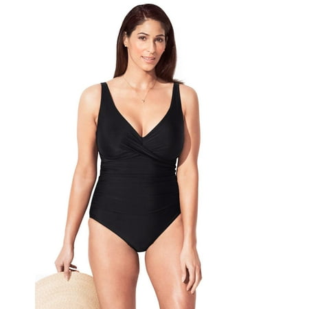Swimsuits for All Women’s V-Neck One Piece Swimsuit
