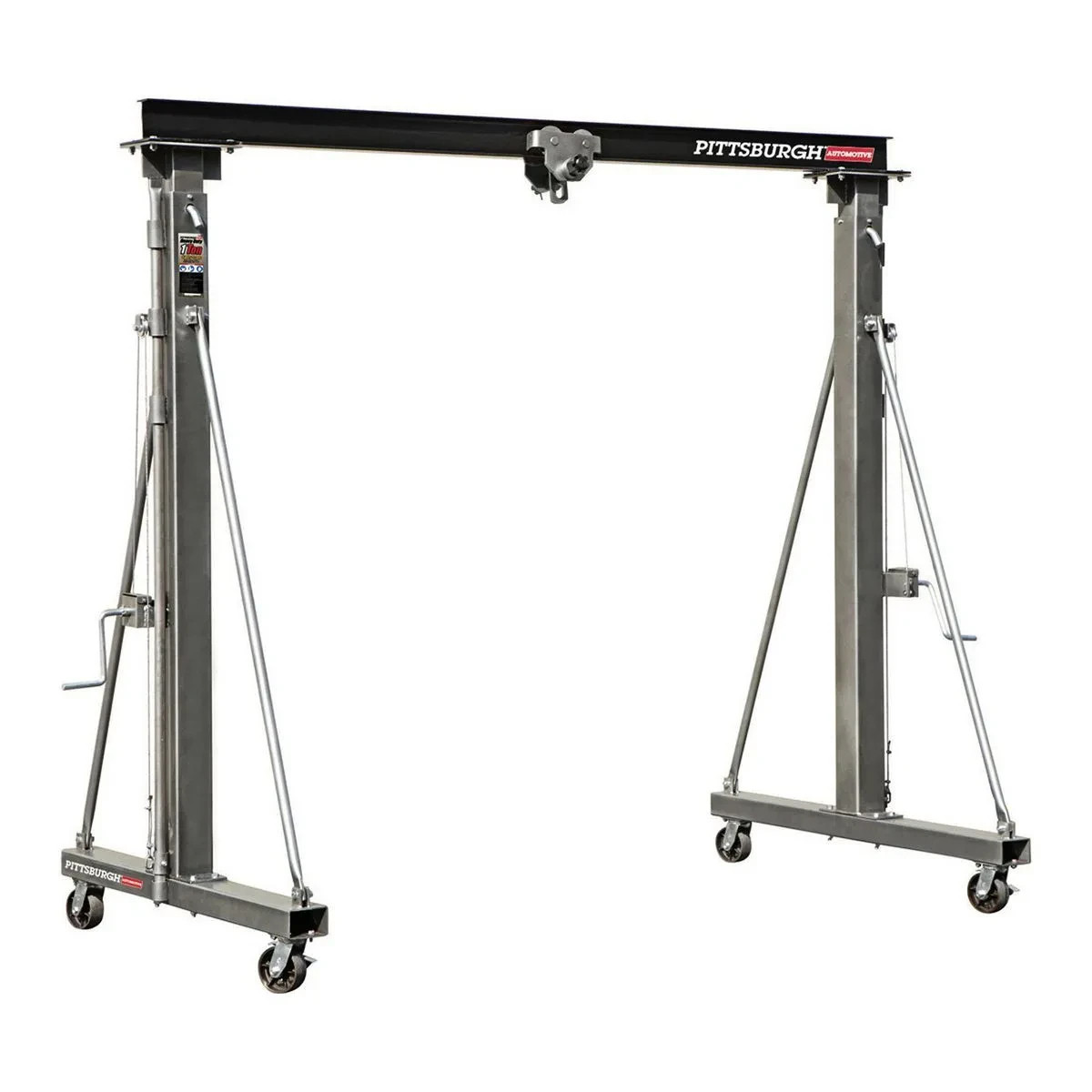 Pittsburgh Auto 1 ton Gantry Crane  attached 2000 lb. Electric Hoist with Remote