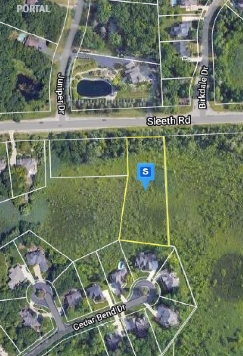 (1.61 acres) Vacant Lot For Sale On Sleeth Rd, Commerce Township, MI. ,000