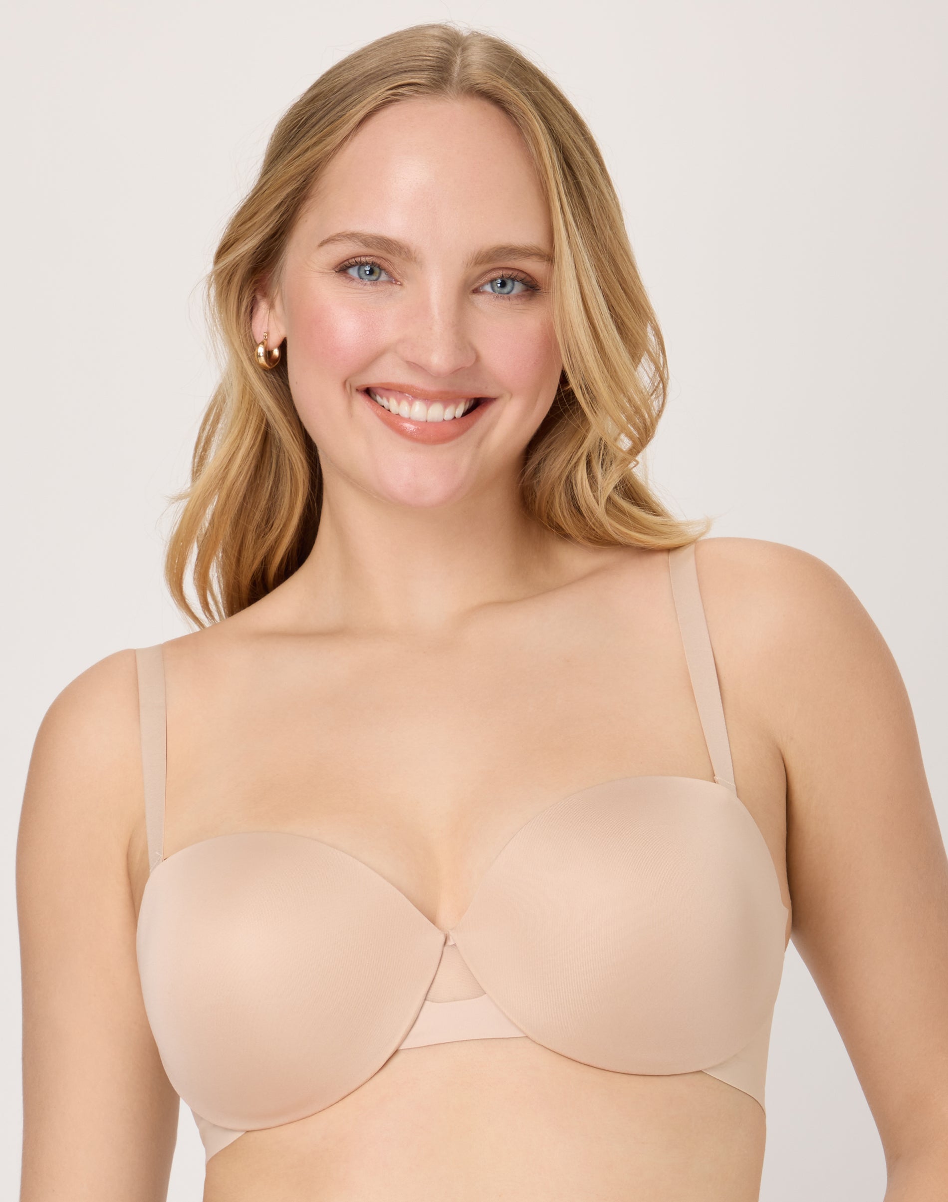 Maidenform DreamWire Multiway Strapless Bra with Underwire Almond 36DD Women’s