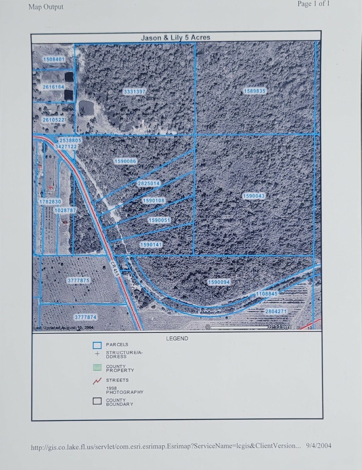 5 acres on County Road 455 in Clermont, Florida 34715