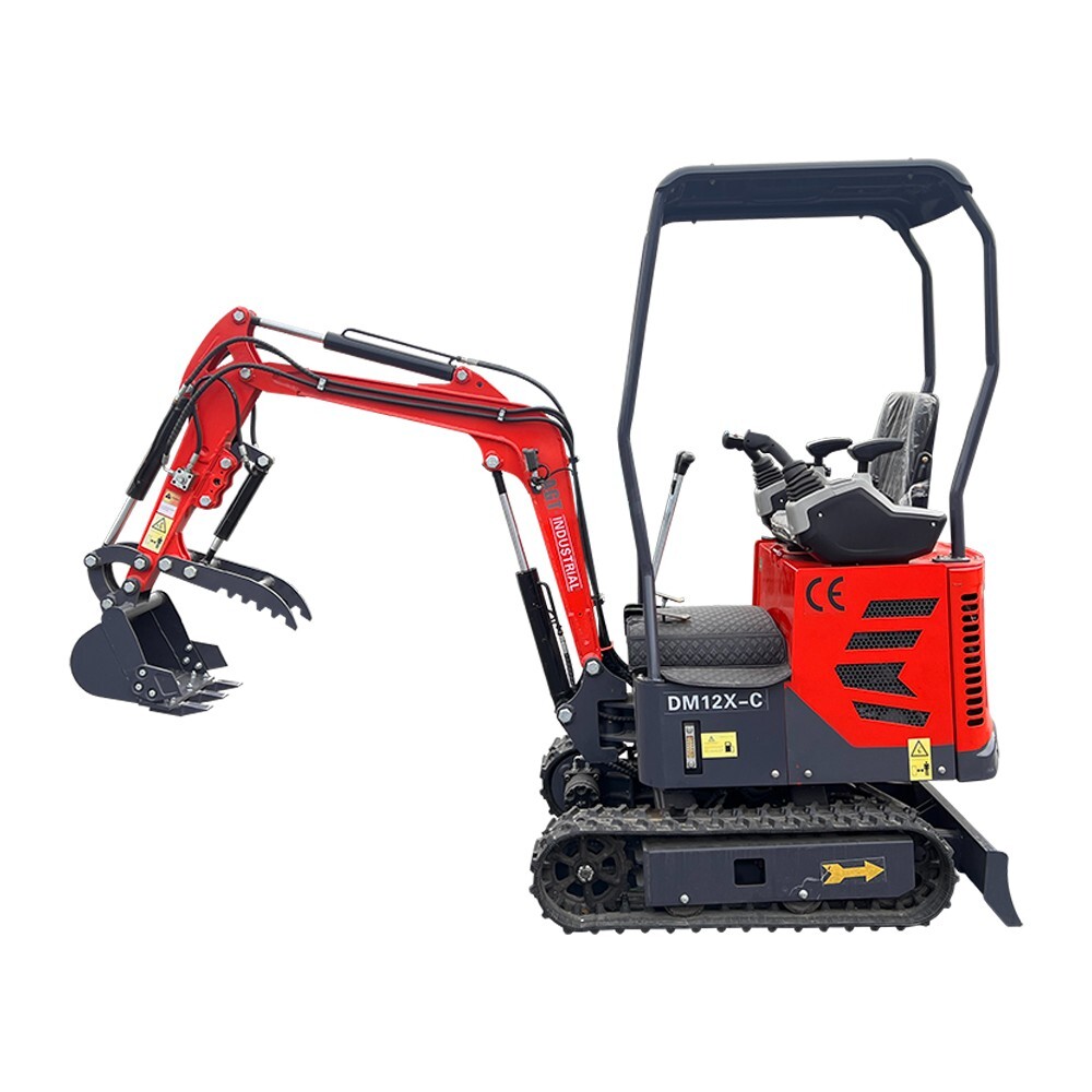AGT DM12X-C Mini Excavator 13.5HP 1Ton Digger Tracked Crawler B&S Gas Engine EPA