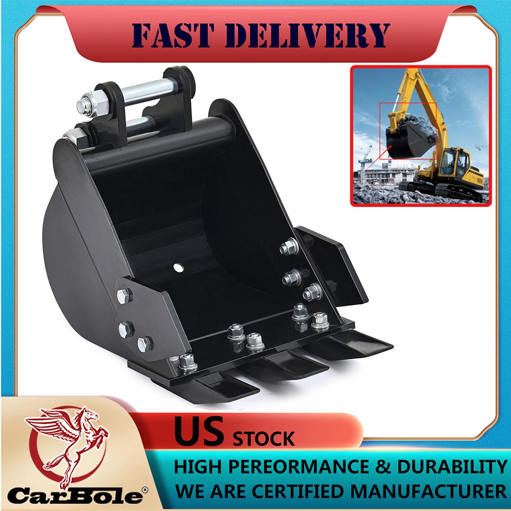 Manganese Steel Narrow Bucket Fits for 1-2 Ton Mini Excavator 300mm Universal