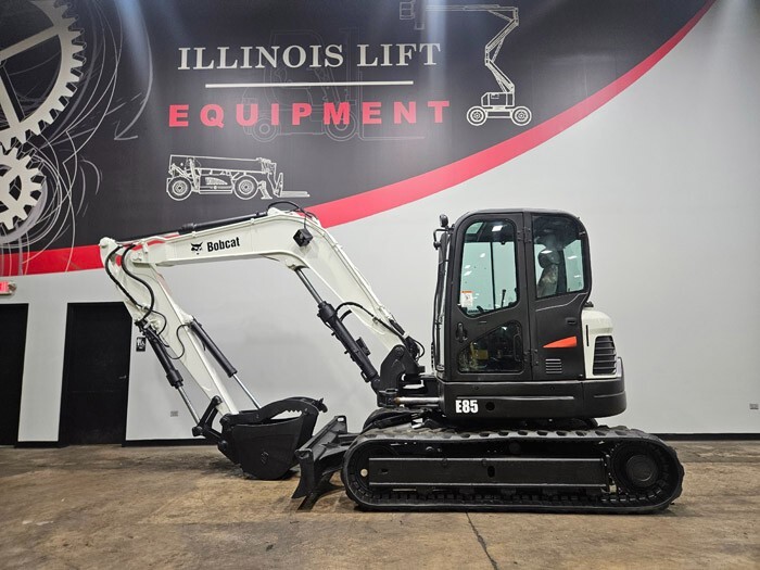 2016 BOBCAT E85 17.5″ TRACKED DIESEL CRAWLER MINI EXCAVATOR STK 15454