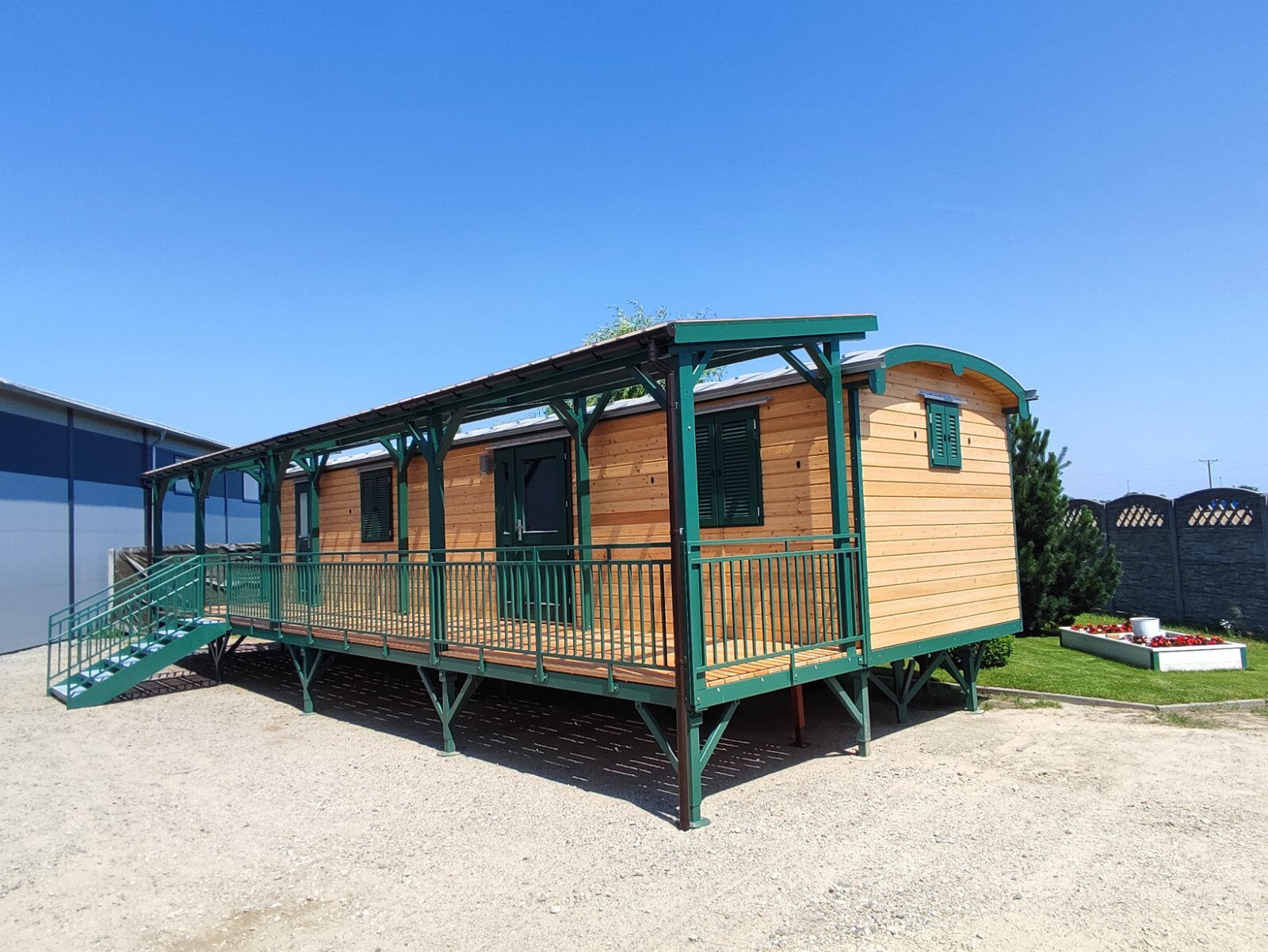 Tiny house on wheels for sale. The caravan (roulotte)