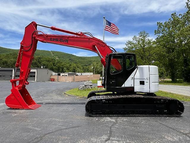 2005 LINK BELT 225 SPIN ACE ZERO TAIL SWING EXCAVATOR PLUMBED AUX HYDRAULICS