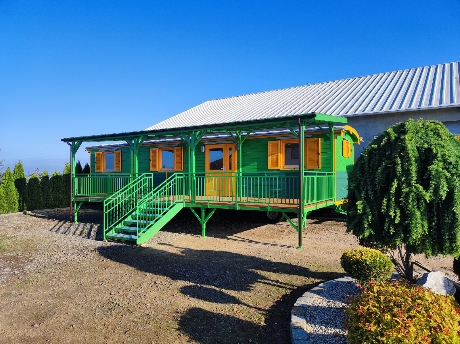 Tiny house on wheels for sale. The caravan (roulotte)