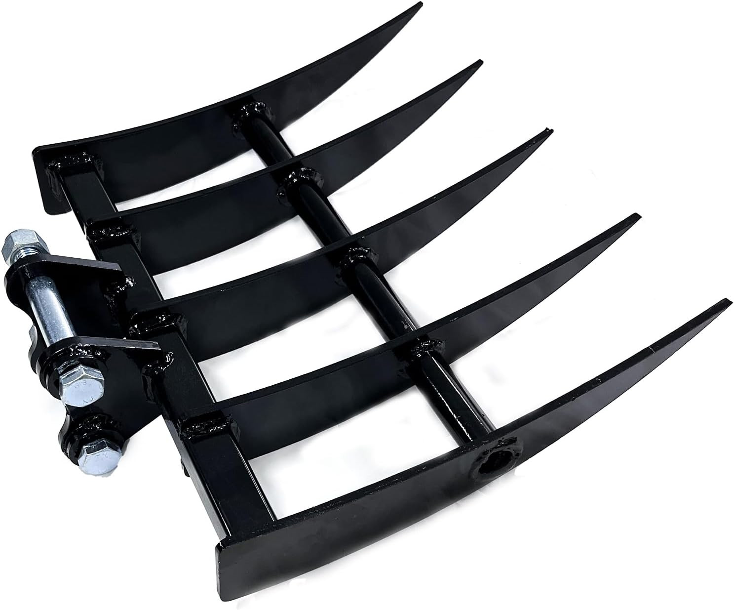 Mini Excavator Rake, Wide Backhoe Rake, Hydraulic Tilt Backhoe & Excavator Attac